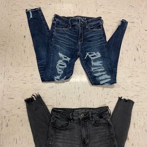 AE American Eagle size 6 Jeans Jegging high rise